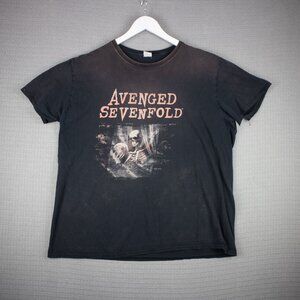 Avenged Sevenfold 2018 Canada Tour Tee Distressed XL